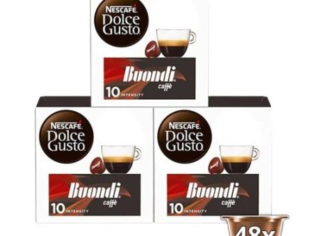 Cápsulas Café Dolce Gusto Café Buondi Intenso Tripack 3x16 Cápsulas Hot on Sale