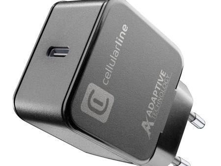 Carregador Cellularline ACHSMUSBC15WK USB-C 15W Preto Hot on Sale