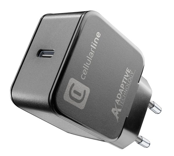 Carregador Cellularline ACHSMUSBC15WK USB-C 15W Preto Hot on Sale