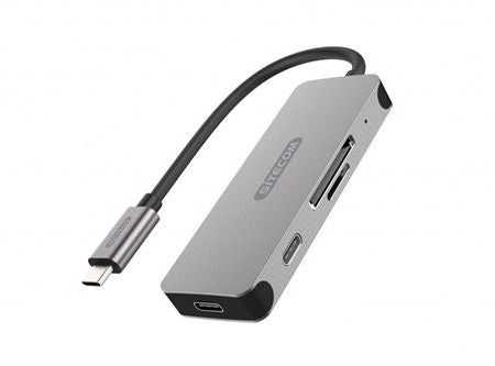 HUB USB 3.1 Sitecom CN-406 2x USB-C Leitor Cartões SD MicroSD Supply