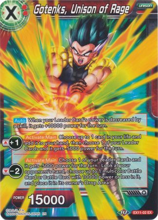 Gotenks, Unison of Rage [EX11-02] Online now