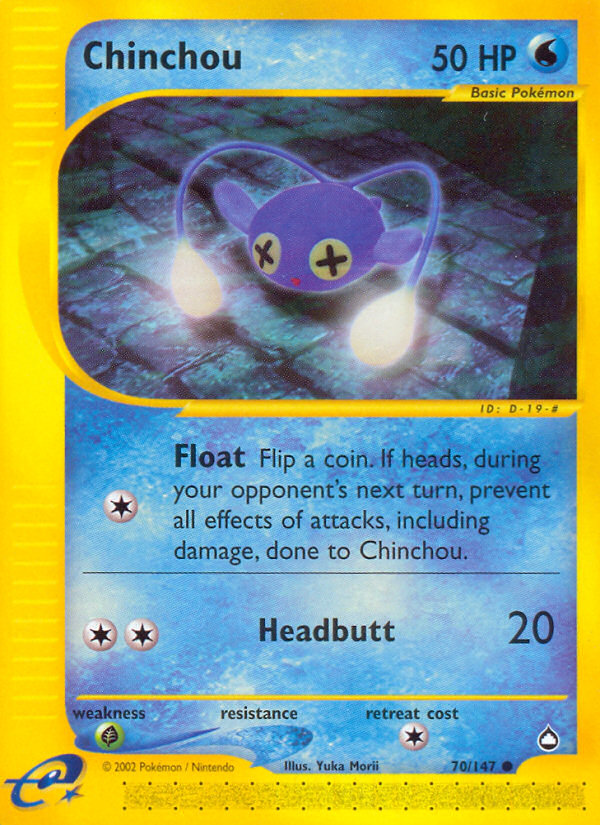 Chinchou (70 147) [Aquapolis] For Discount