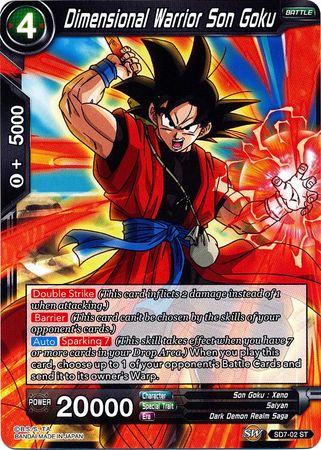 Dimensional Warrior Son Goku (Starter Deck - Shenron s Advent) (SD7-02) [Miraculous Revival] Online Sale