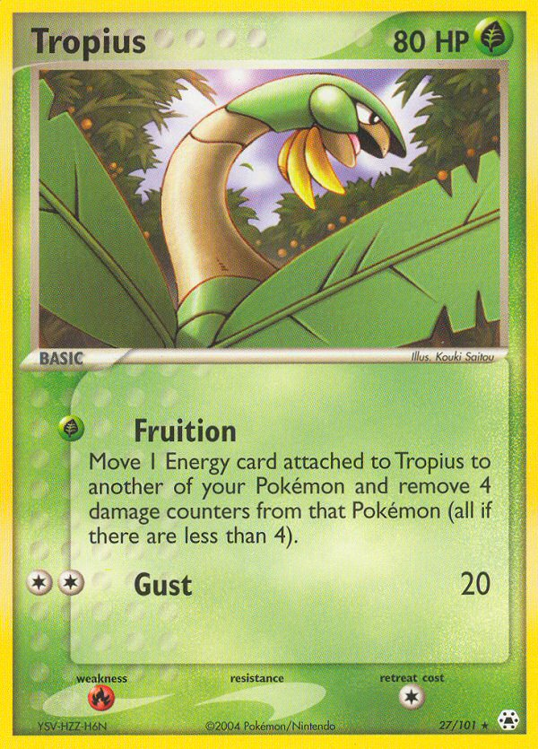 Tropius (27 101) [EX: Hidden Legends] Sale