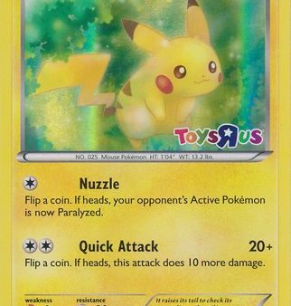 Pikachu (26 83) (Toys R Us Promo) [Miscellaneous Cards] Sale