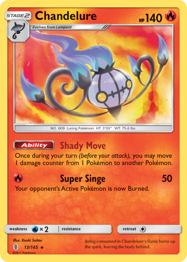 Chandelure (13 145) [Sun & Moon: Guardians Rising] Discount