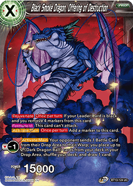 Black Smoke Dragon, Offering of Destruction (Uncommon) [BT13-124] Online Sale