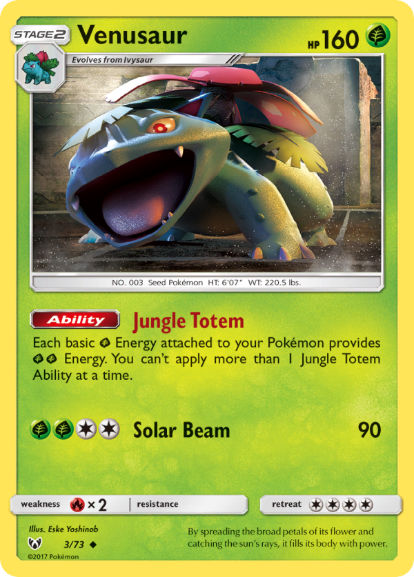 Venusaur (3 73) [Sun & Moon: Shining Legends] Online Sale