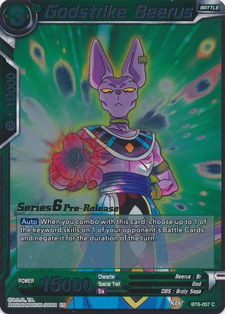 Godstrike Beerus [BT6-057_PR] Sale