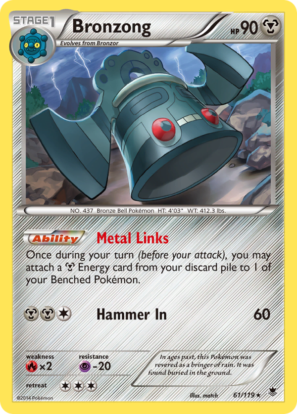 Bronzong (61 119) [XY: Phantom Forces] Online Hot Sale