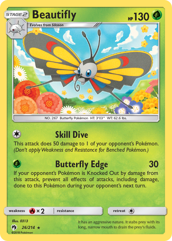 Beautifly (26 214) [Sun & Moon: Lost Thunder] Cheap