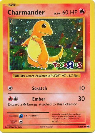 Charmander (9 108) (Toys R Us Promo) [XY: Evolutions] Discount