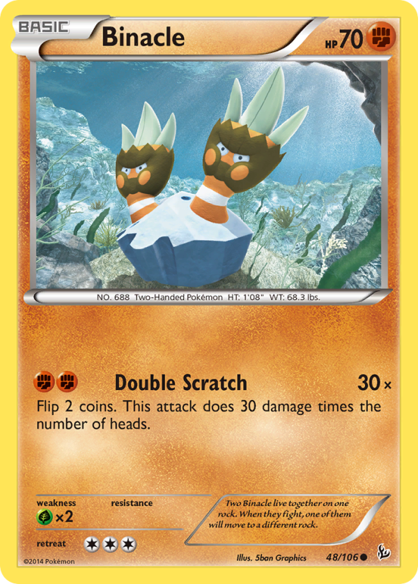 Binacle (48 106) [XY: Flashfire] Fashion