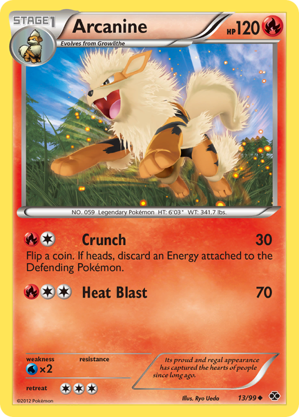 Arcanine (13 99) [Black & White: Next Destinies] Hot on Sale