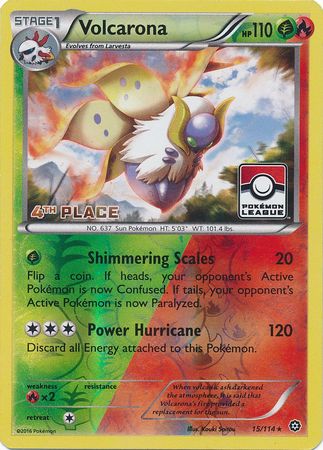 Volcarona (15 114) (League Promo 4th Place) [XY: Steam Siege] Sale