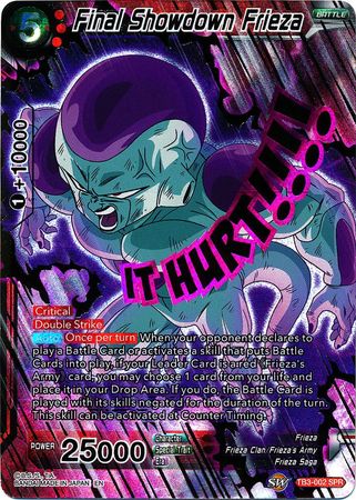 Final Showdown Frieza (SPR) [TB3-002_SPR] For Discount