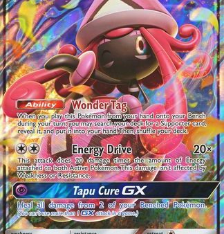 Tapu Lele GX (60a 145) (Alternate card) (Jumbo Card) [Sun & Moon: Guardians Rising] Sale