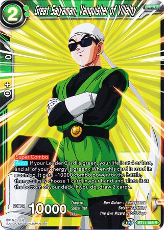 Great Saiyaman, Vanquisher of Villainy [BT11-065] Discount