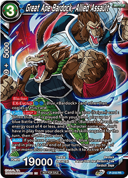 Great Ape Bardock, Allied Assault (P-318) [Tournament Promotion Cards] Online now