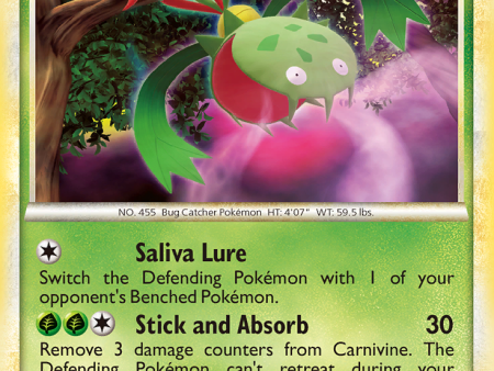 Carnivine (16 102) [HeartGold & SoulSilver: Triumphant] on Sale