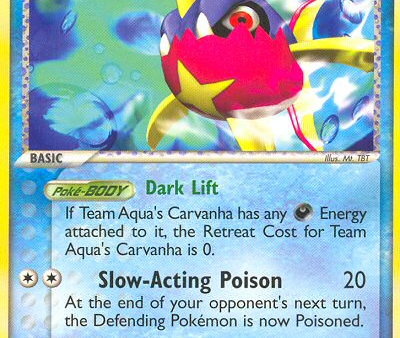 Team Aqua s Carvanha (25 95) [EX: Team Magma vs Team Aqua] Online now