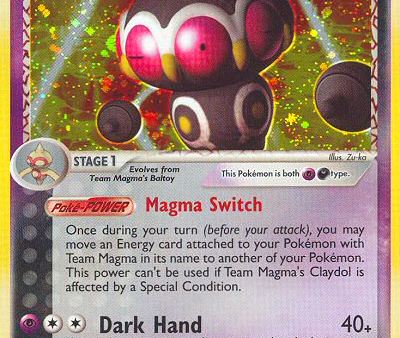 Team Magma s Claydol (8 95) [EX: Team Magma vs Team Aqua] Supply