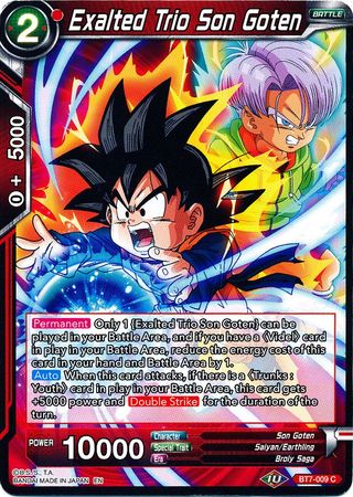 Exalted Trio Son Goten [BT7-009] For Sale