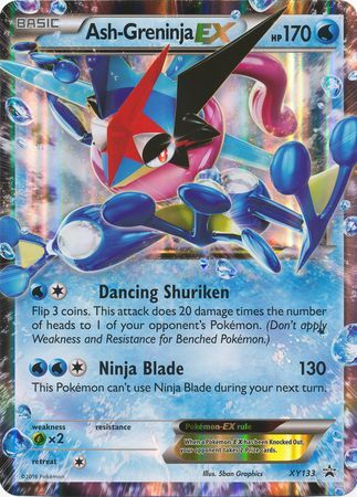 Ash-Greninja EX (XY133) (Jumbo Card) [XY: Black Star Promos] Online now