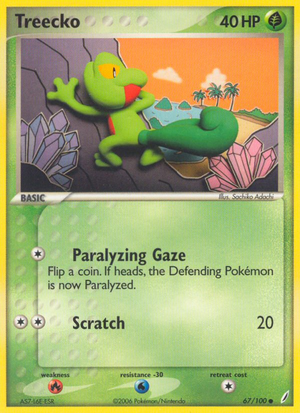 Treecko (67 100) [EX: Crystal Guardians] For Cheap