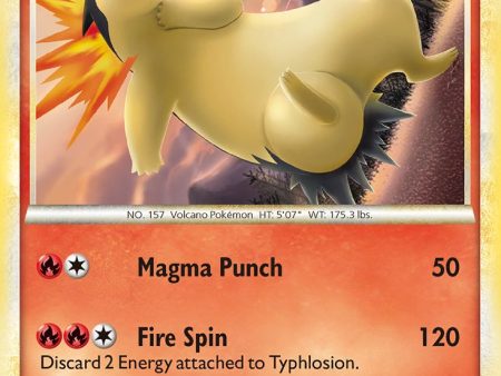 Typhlosion (32 123) (Theme Deck Exclusive) [HeartGold & SoulSilver: Base Set] For Cheap