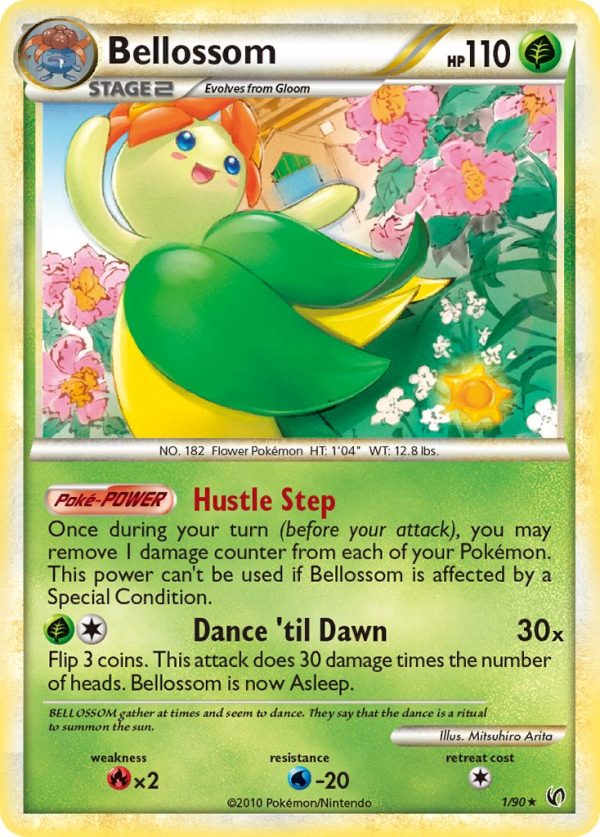 Bellossom (1 90) (Theme Deck Exclusive) [HeartGold & SoulSilver: Undaunted] For Sale