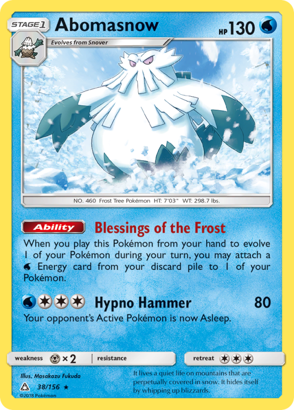 Abomasnow (38 156) [Sun & Moon: Ultra Prism] Online now