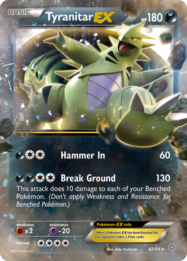 Tyranitar EX (42 98) [XY: Ancient Origins] Cheap