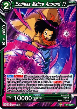 Endless Malice Android 17 (BT5-064) [Miraculous Revival] For Sale