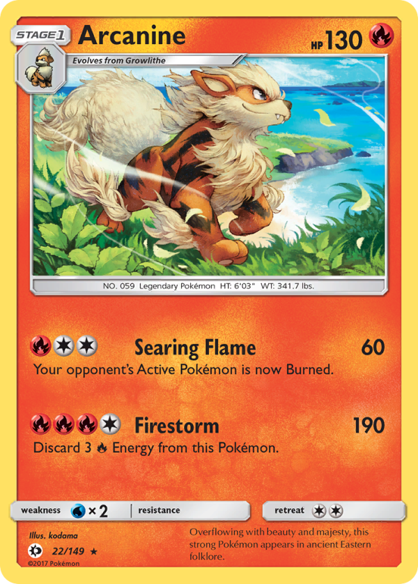 Arcanine (22 149) [Sun & Moon: Base Set] Online