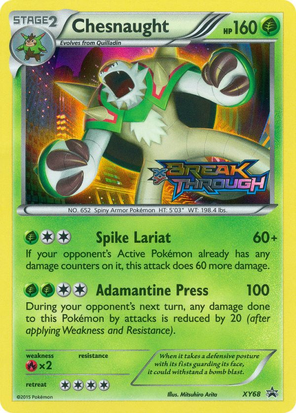 Chesnaught (XY68) [XY: Black Star Promos] For Discount