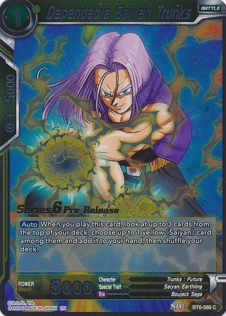 Dependable Saiyan Trunks [BT6-086_PR] Online