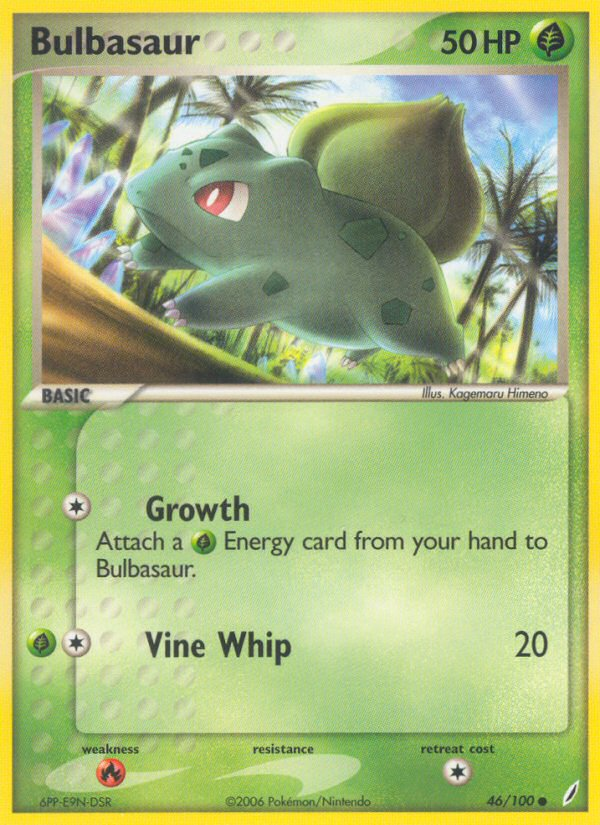 Bulbasaur (46 100) [EX: Crystal Guardians] Hot on Sale