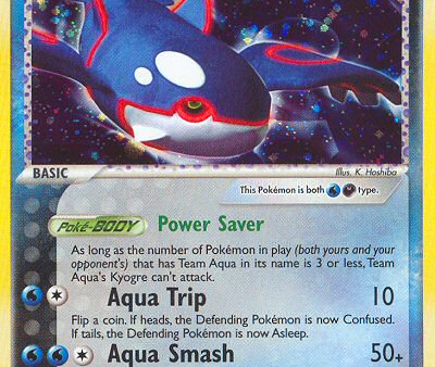 Team Aqua s Kyogre (3 95) [EX: Team Magma vs Team Aqua] on Sale