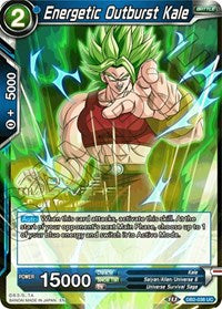 Energetic Outburst Kale (Divine Multiverse Draft Tournament) (DB2-038) [Tournament Promotion Cards] Supply