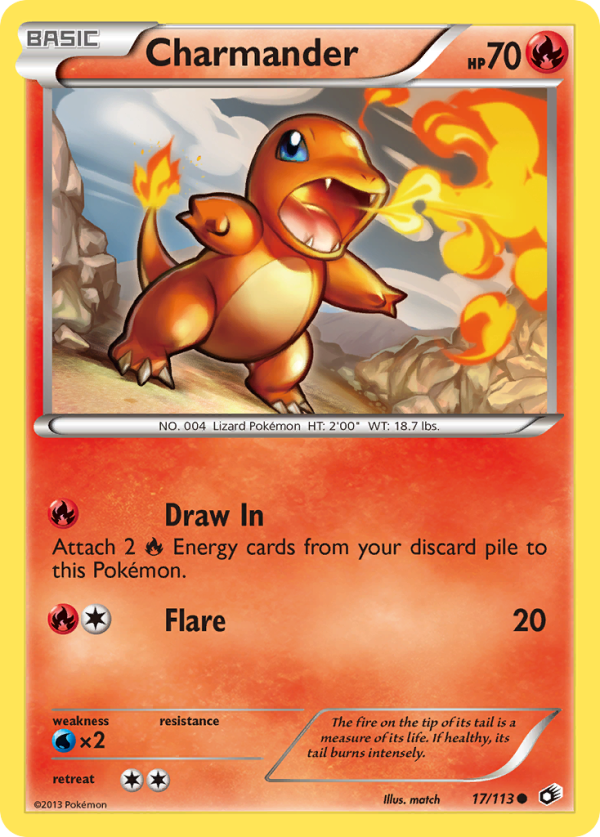 Charmander (17 113) [Black & White: Legendary Treasures] Discount