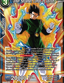 Great Saiyaman, Combo of Justice (BT14-039) [Cross Spirits] Cheap