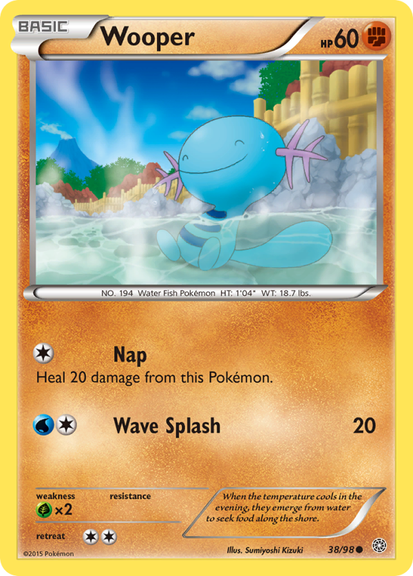 Wooper (38 98) [XY: Ancient Origins] Online Sale