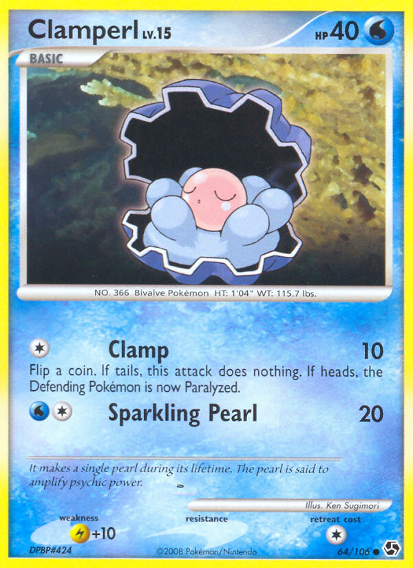 Clamperl (64 106) [Diamond & Pearl: Great Encounters] For Cheap