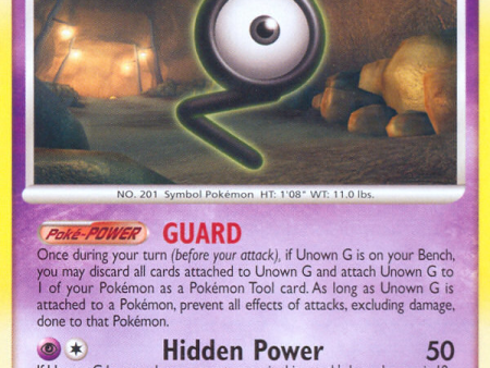 Unown G (57 106) [Diamond & Pearl: Great Encounters] Cheap