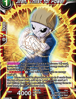 Jiren, Thirst for Power (BT14-017) [Cross Spirits] Online