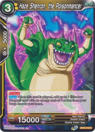 Haze Shenron, the Poisonmancer [BT10-118] Online Hot Sale