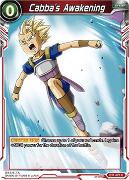 Cabba s Awakening (BT1-027) [Galactic Battle] Cheap