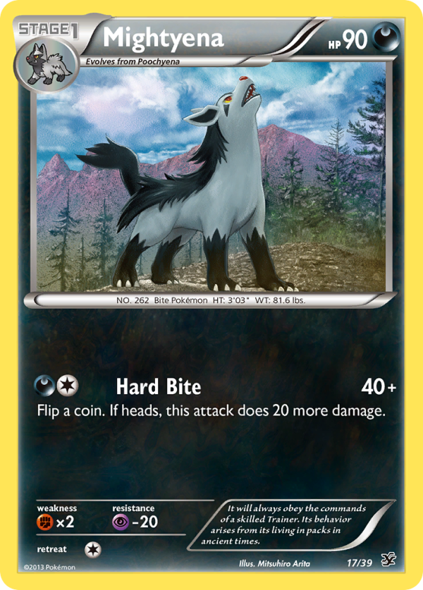 Mightyena (17 39) [XY: Kalos Starter Set] Discount