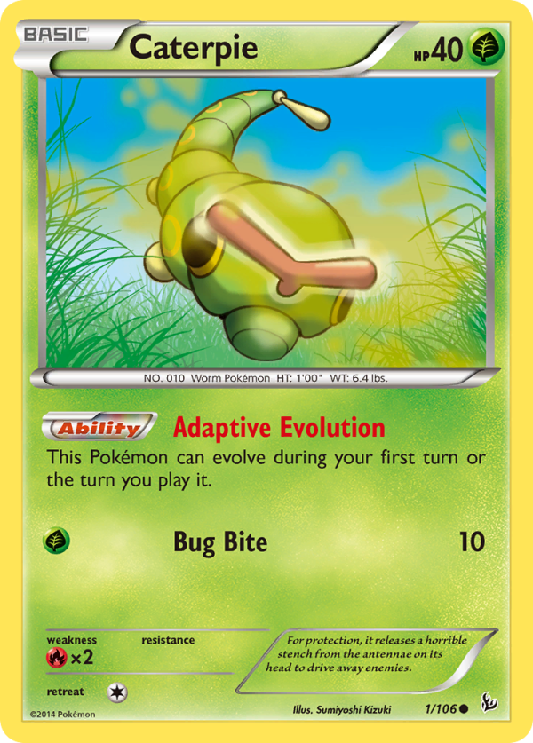 Caterpie (1 106) [XY: Flashfire] on Sale